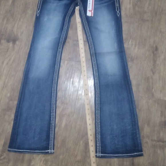 Rock Revival Women's 28 Bootcut Donna Bejeweled Rhinestones NWT - Picture 14 of 15